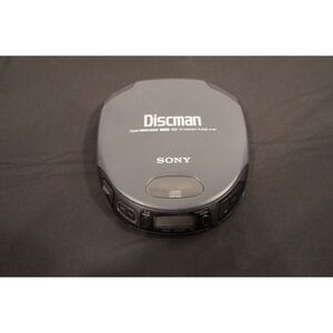 Sony Discman D 101 Digital Mega Bass Portable CD Player Gray